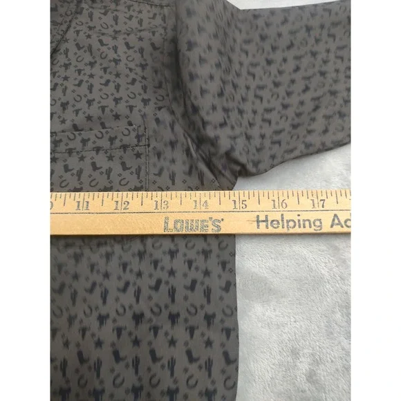 TWO 2 FLY Kids Western Cowboy Print Long Sleeve Button Up Shirt Size 6 - Picture 4 of 9